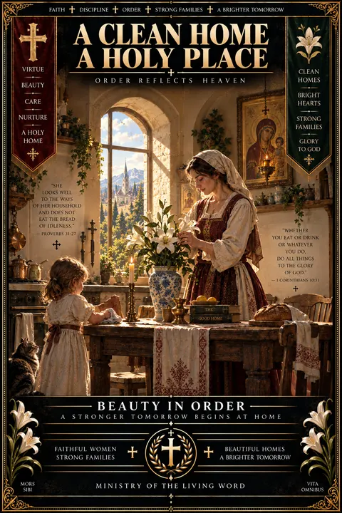 A Clean Home, A Holy Place: Order reflects Heaven.