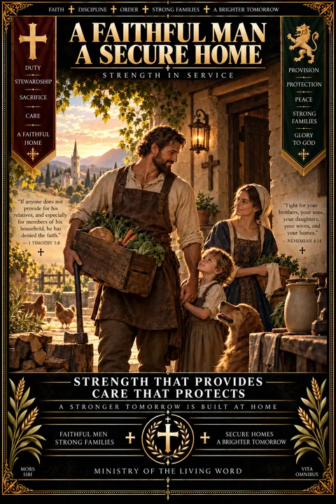 A Faithful Man, A Secure Home: Strength in service.
